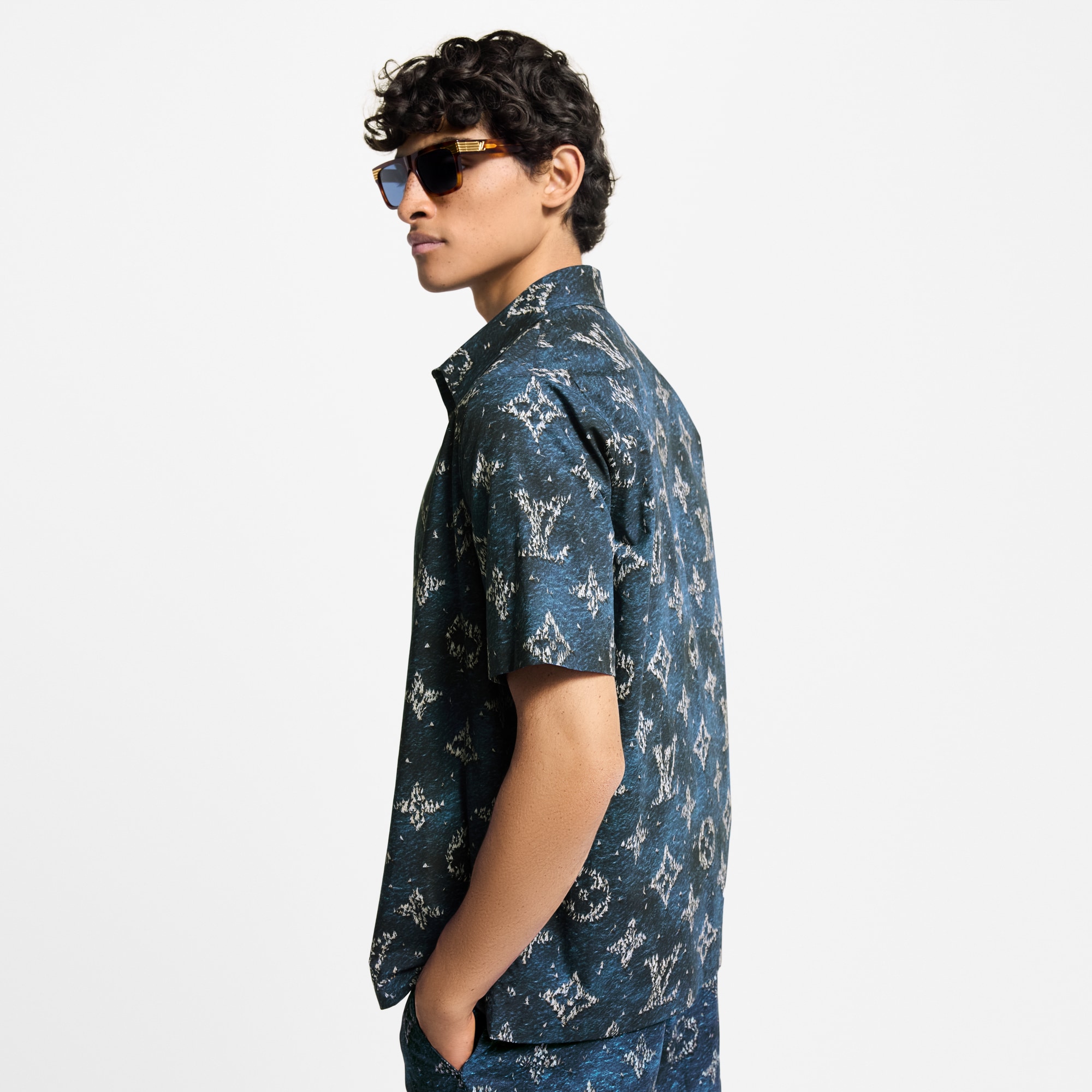 Printed Monogram Short-Sleeved Shirt - Ready-to-Wear 1AHVTW